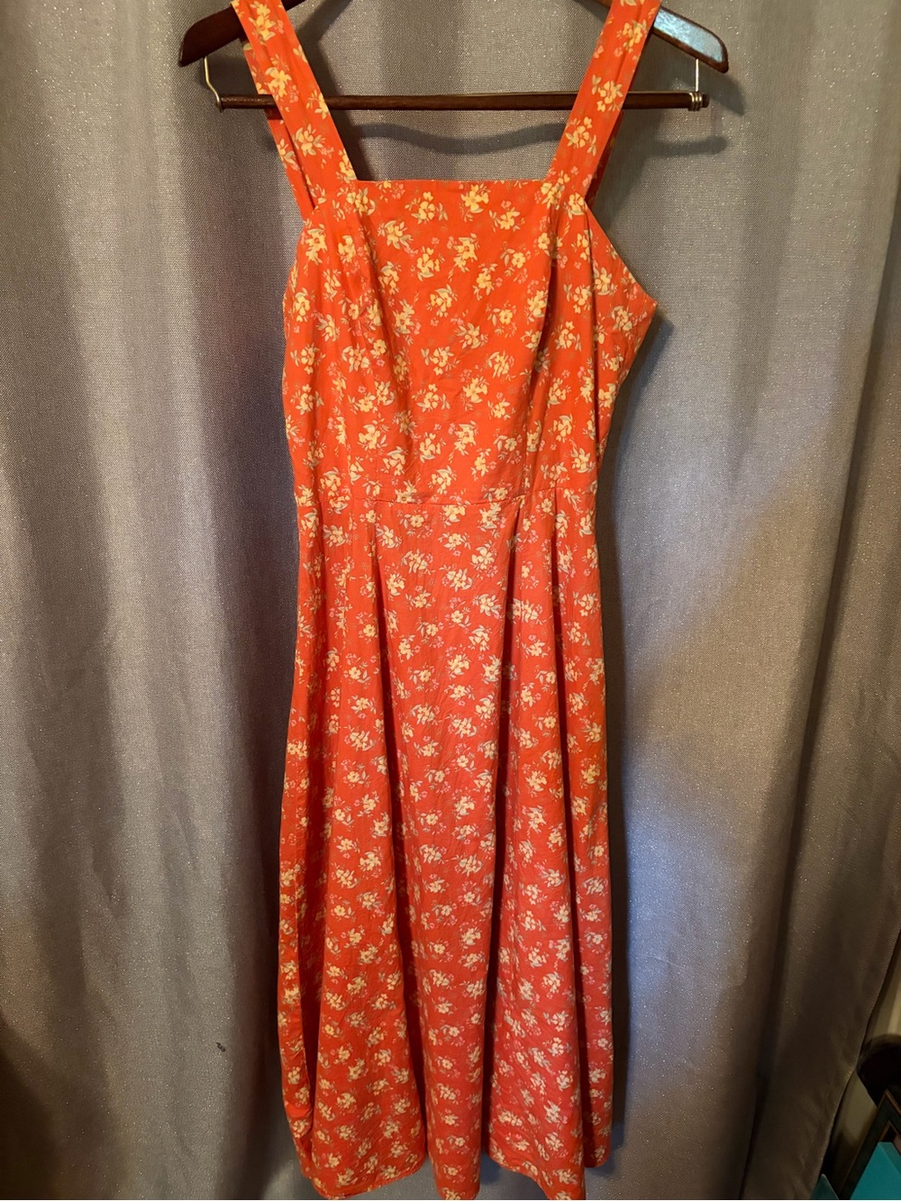 VINTAGE 90s Laura Ashley Floral Midi Dress 🌼 - Picture 3 of 7
